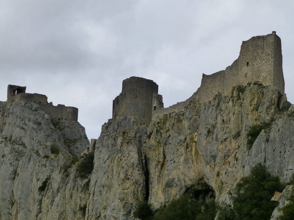 Cathar Castle - what is left of it