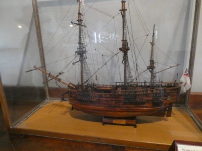 Bark Endeavour model, Cooktown Museum