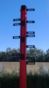 Balonne River flood heights