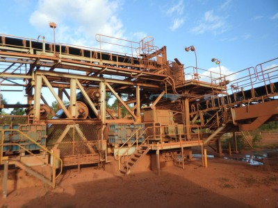 Weipa Mine Tour - Conveyor interchange