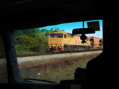 Weipa Mine Tour - train