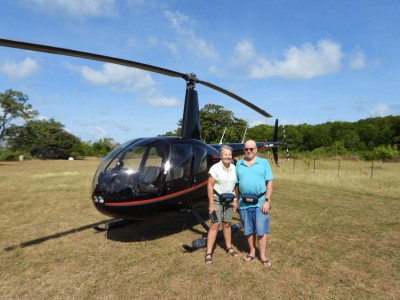 Helicopter flight Roko Island