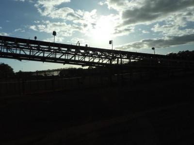 Weipa Mine Tour - conveyor