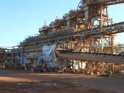 Weipa Mine Tour - Conveyor interchange