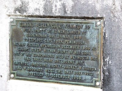 Edmund Kennedy Plaque